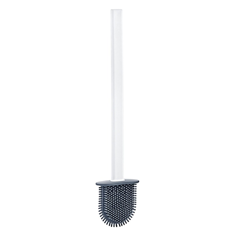 BROSSE WC 35,5 X 10 CM BLANC/GRIS