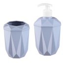 SET SAVON + PORTE BROSSE A DENT MIX ROUGE/BLEU/ROSE/BLANC/GRIS