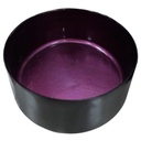 BOL DESIGN 22 CM VERRE MIX ROUGE/BLEU/OR/JAUNE