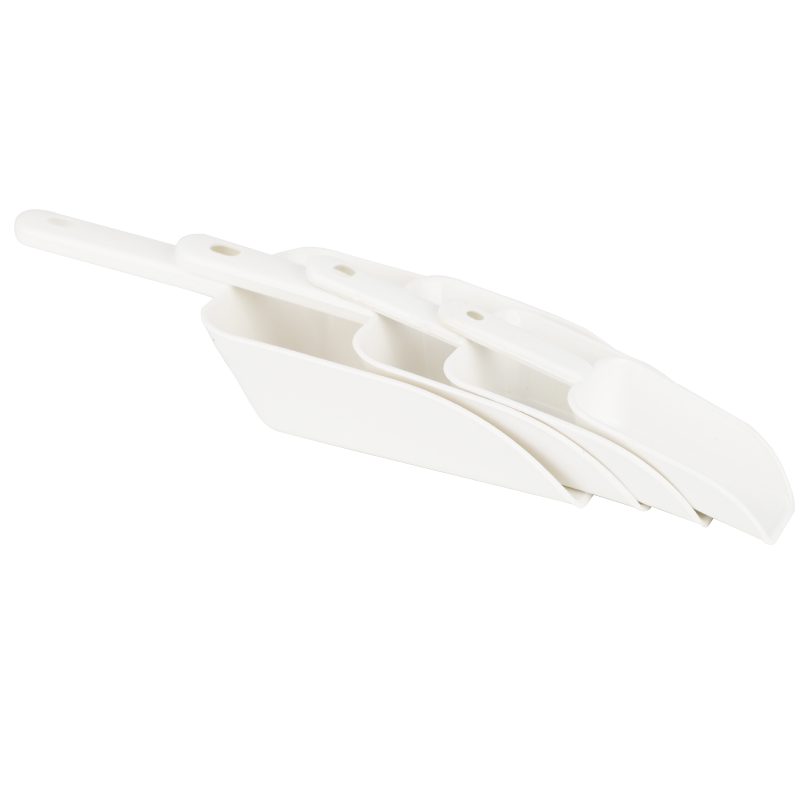 SET 4 CUILLERES EPICES MIX BLANC/GRIS/ ROSE