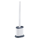 BROSSE WC 35,5 X 10 CM BLANC/GRIS