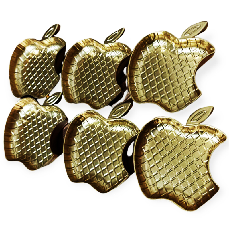 SET 6 ASSIETTES POMME 6 X 11X10 CM 
