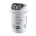 POUBELLE 7 LITRES MIX BLANC/NOIR/BEIGE