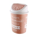 POUBELLE 7 LITRES MIX BLANC/NOIR/BEIGE