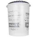 BAC A LINGE 45 LITRES MIX BLANC/NOIR/BEIGE