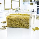 BOITE RANGEMENT PLASTIQUE TRANSPARENT AVEC POIGNEES 8 LITRES
