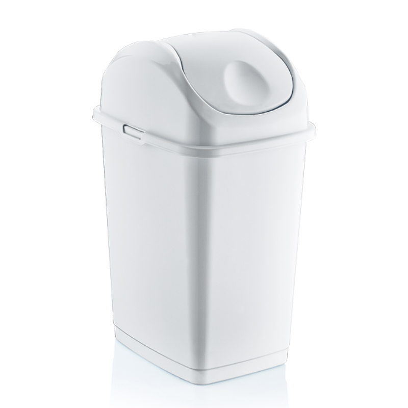 POUBELLE SLIM 5 LITRES MIX GRIS/NOIR/BLANC