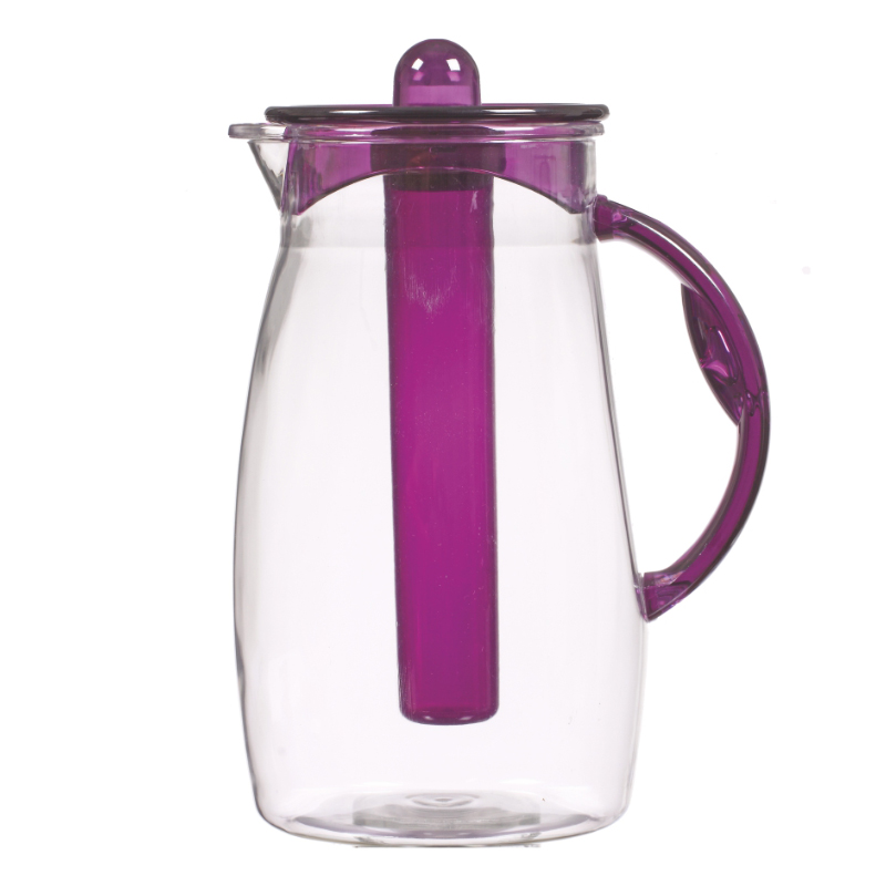 CARAFE 2.5 LITRES PLASTIQUR CRYSTAL AVEC INFUSEUR MIX ROUGE/VIOLET