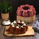 MOULE GATEAU GRANIT 26 CM MIX OR-ARGENT-NOIR