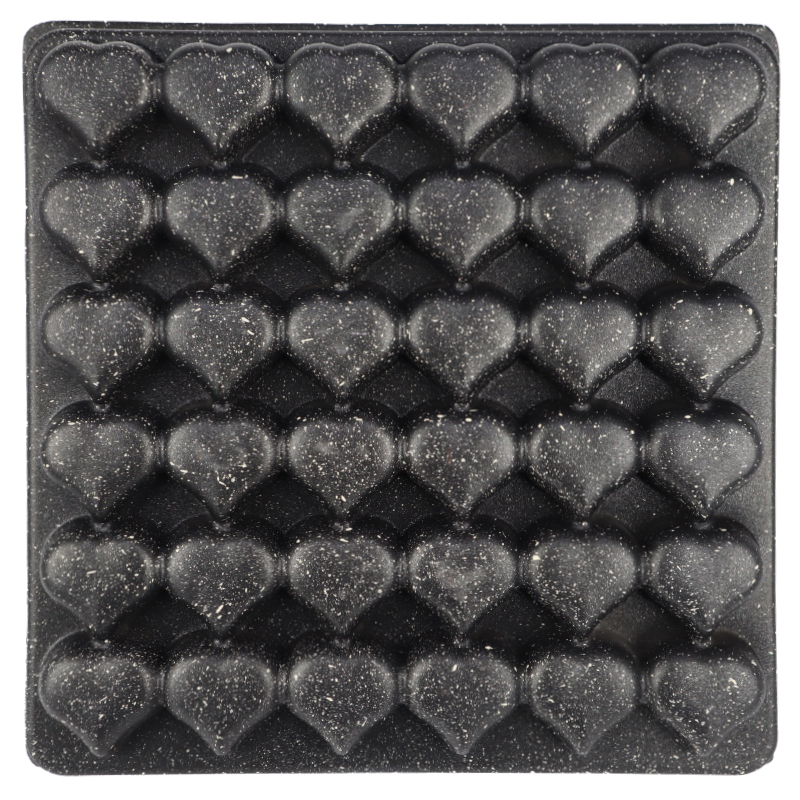 MOULE GATEAU GRANIT 30 CM MODELE CŒUR COULEUR NOIR
