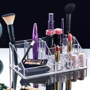 BOITE RANGEMENT MAQUILLAGE 22 X 13 X 8 CM FUME