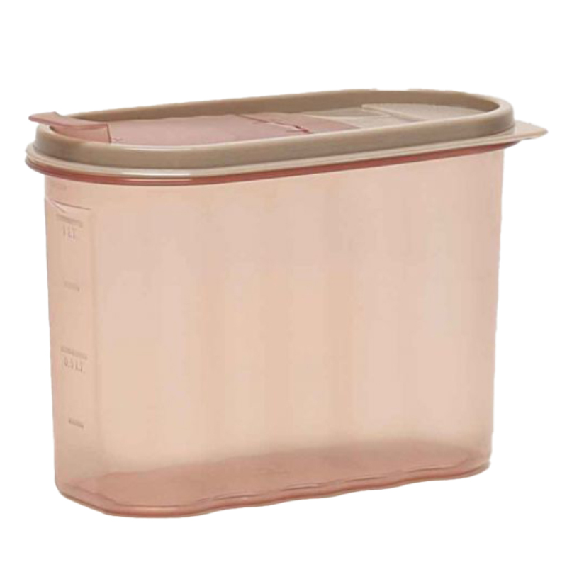 BOITE CONSERVATION PLASTIQUE 1.25 LITRES MIX GRIS/ROSE/BLEU