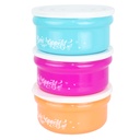 POT VERRE 415 CC MIX ORANGE / BLEU / VIOLET