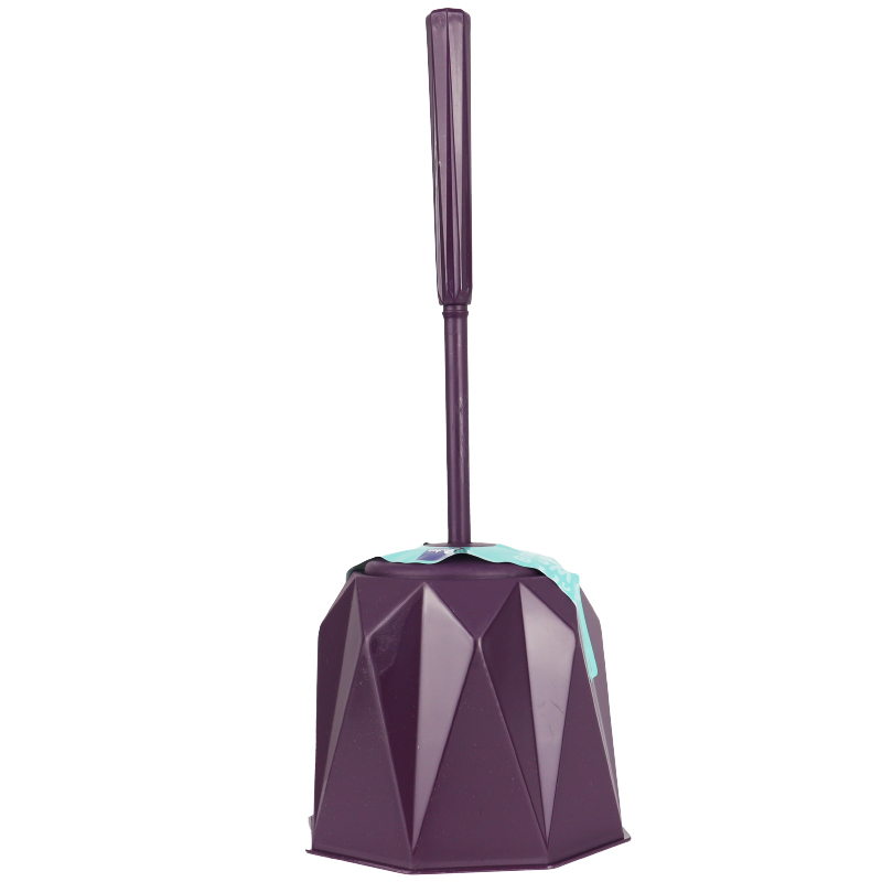 BROSSE WC 38X14 CM MIX ROSE/ROUGE/BLEU/GRIS/BLANC