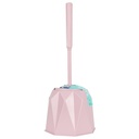 BROSSE WC 38X14 CM MIX ROSE/ROUGE/BLEU/GRIS/BLANC