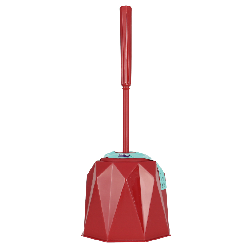 BROSSE WC 38X14 CM MIX ROSE/ROUGE/BLEU/GRIS/BLANC