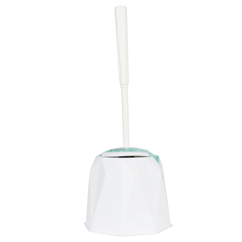 BROSSE WC 38X14 CM MIX ROSE/ROUGE/BLEU/GRIS/BLANC
