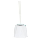 BROSSE WC 38X14 CM MIX ROSE/ROUGE/BLEU/GRIS/BLANC
