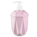 DISPENSEUR SAVON 38X14 CM MIX ROSE/ROUGE/BLEU/GRIS/BLANC