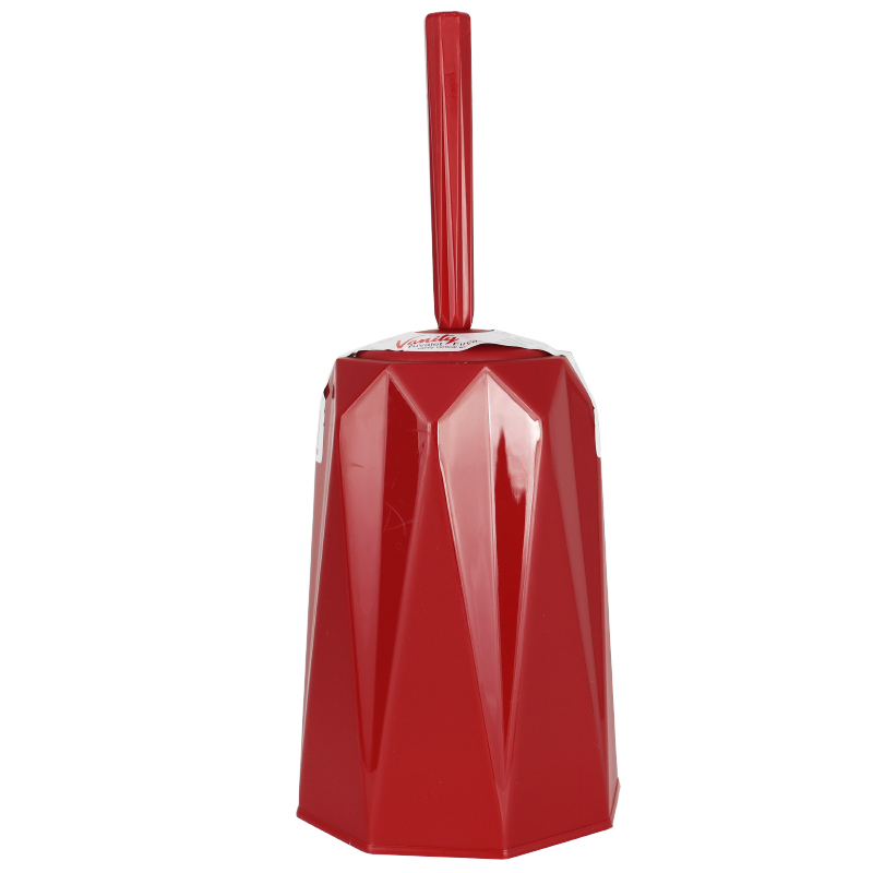 BROSSE WC 36X14 CM MIX ROUGE/BLEU/ROSE/BLANC/GRIS