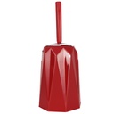 BROSSE WC 36X14 CM MIX ROUGE/BLEU/ROSE/BLANC/GRIS