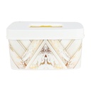 BOITE RANGEMENT DESIGN 1.1 LITRES MIX ROSE/BLANC/NOIR
