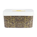 BOITE RANGEMENT DESIGN 1.1 LITRES MIX ROSE/BLANC/NOIR