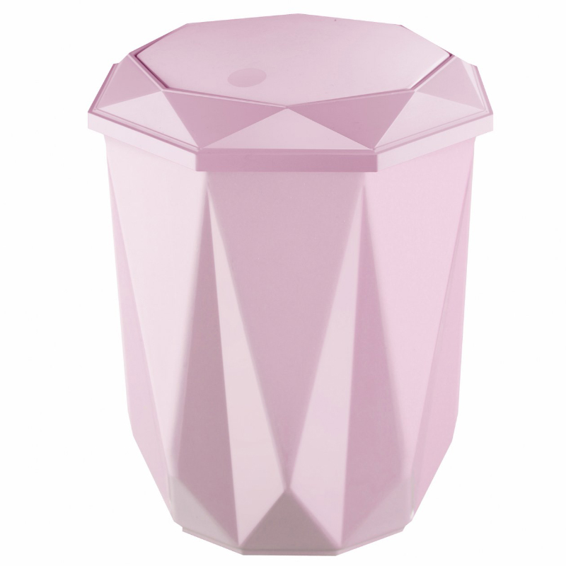 POUBELLE A PEDALE 10 LITRES MIX ROUGE/BLEU/ROSE/BLANC/GRIS