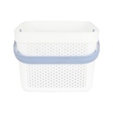 PANIER DESIGN PLASTIQUE 5 LITRES MIX ROSE/ROUGE/BLEU/GRIS/BLANC