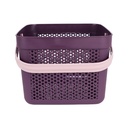 PANIER DESIGN PLASTIQUE 5 LITRES MIX ROSE/ROUGE/BLEU/GRIS/BLANC