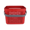 PANIER DESIGN PLASTIQUE 5 LITRES MIX ROSE/ROUGE/BLEU/GRIS/BLANC