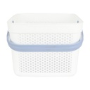 PANIER DESIGN PLASTIQUE 8 LITRES MIX ROSE/ROUGE/BLEU/GRIS/BLANC