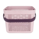 PANIER DESIGN PLASTIQUE 8 LITRES MIX ROSE/ROUGE/BLEU/GRIS/BLANC
