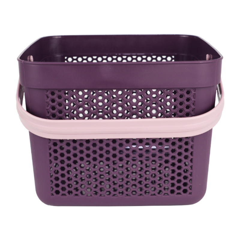 PANIER DESIGN PLASTIQUE 8 LITRES MIX ROSE/ROUGE/BLEU/GRIS/BLANC