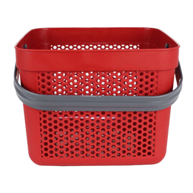 PANIER DESIGN PLASTIQUE 8 LITRES MIX ROSE/ROUGE/BLEU/GRIS/BLANC
