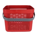 PANIER DESIGN PLASTIQUE 8 LITRES MIX ROSE/ROUGE/BLEU/GRIS/BLANC