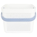 PANIER DESIGN PLASTIQUE 12 LITRES MIX ROSE/ROUGE/BLEU/GRIS/BLANC