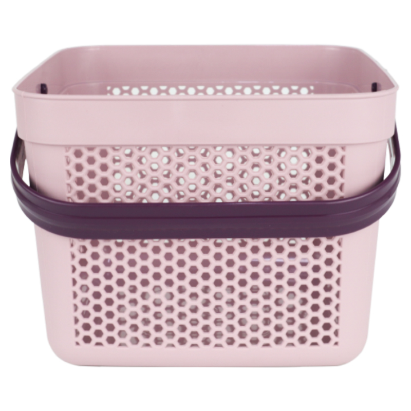 PANIER DESIGN PLASTIQUE 12 LITRES MIX ROSE/ROUGE/BLEU/GRIS/BLANC