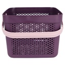 PANIER DESIGN PLASTIQUE 12 LITRES MIX ROSE/ROUGE/BLEU/GRIS/BLANC