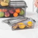 BOITE RANGEMENT PLASTIQUE 2.8 LITRES 19.5X29.5X7.5 CM COULEUR MAT 