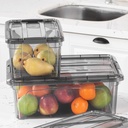 BOITE RANGEMENT PLASTIQUE 5.7 LITRES 19.5X29.5X14.5 CM COULEUR MAT 