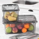 BOITE RANGEMENT PLASTIQUE 12 LITRES 30.5X40X15 CM COULEUR MAT 