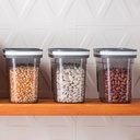 RANGEMENT ALIMENTS SEC PLASTIQUE 1.25 LITRES COULEUR MAT