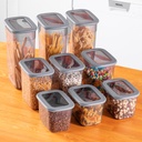RANGEMENT ALIMENTS SEC PLASTIQUE 2 LITRES COULEUR MAT