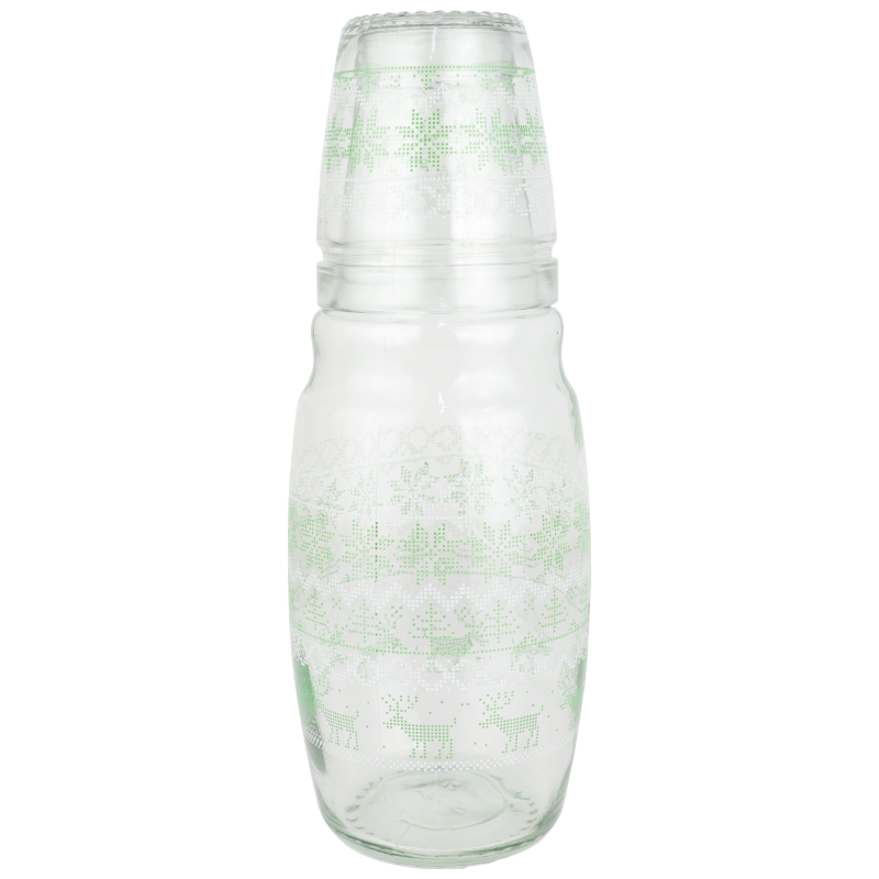 BOUTEILLE AVEC VERRE 1.5 LITRES MIX DESIGNS