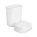POUBELLE 5.5 LITRES MIX GRIS / BLANC/BEIGE