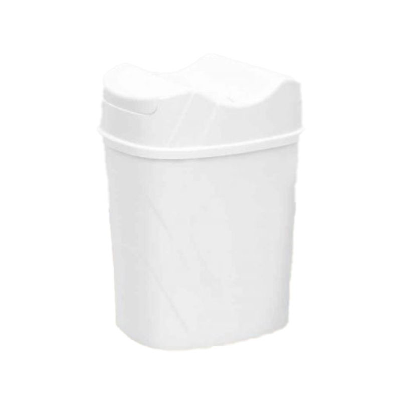 POUBELLE 8.5 LITRES MIX GRIS / BLANC/BEIGE