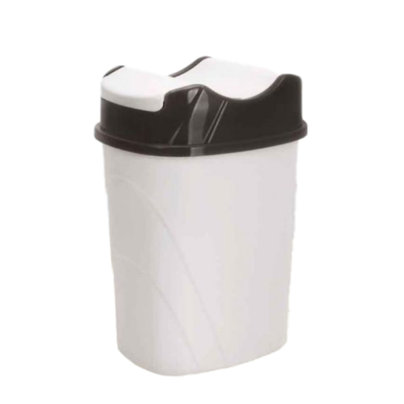 POUBELLE 25 LITRES MIX GRIS/ BLANC/BEIGE