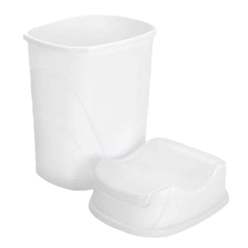 POUBELLE 25 LITRES MIX GRIS/ BLANC/BEIGE