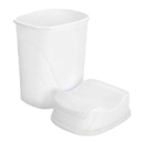 POUBELLE 25 LITRES MIX GRIS/ BLANC/BEIGE